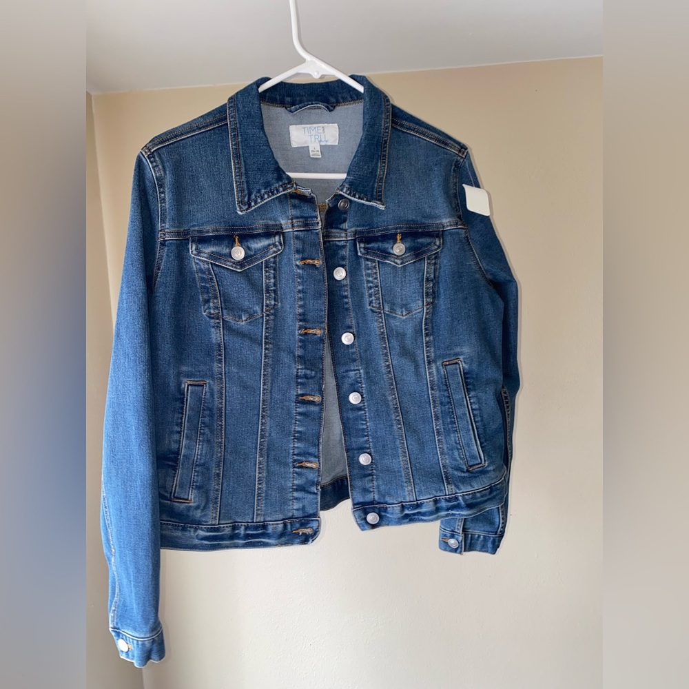 Time and Tru Blue Denim Jacket